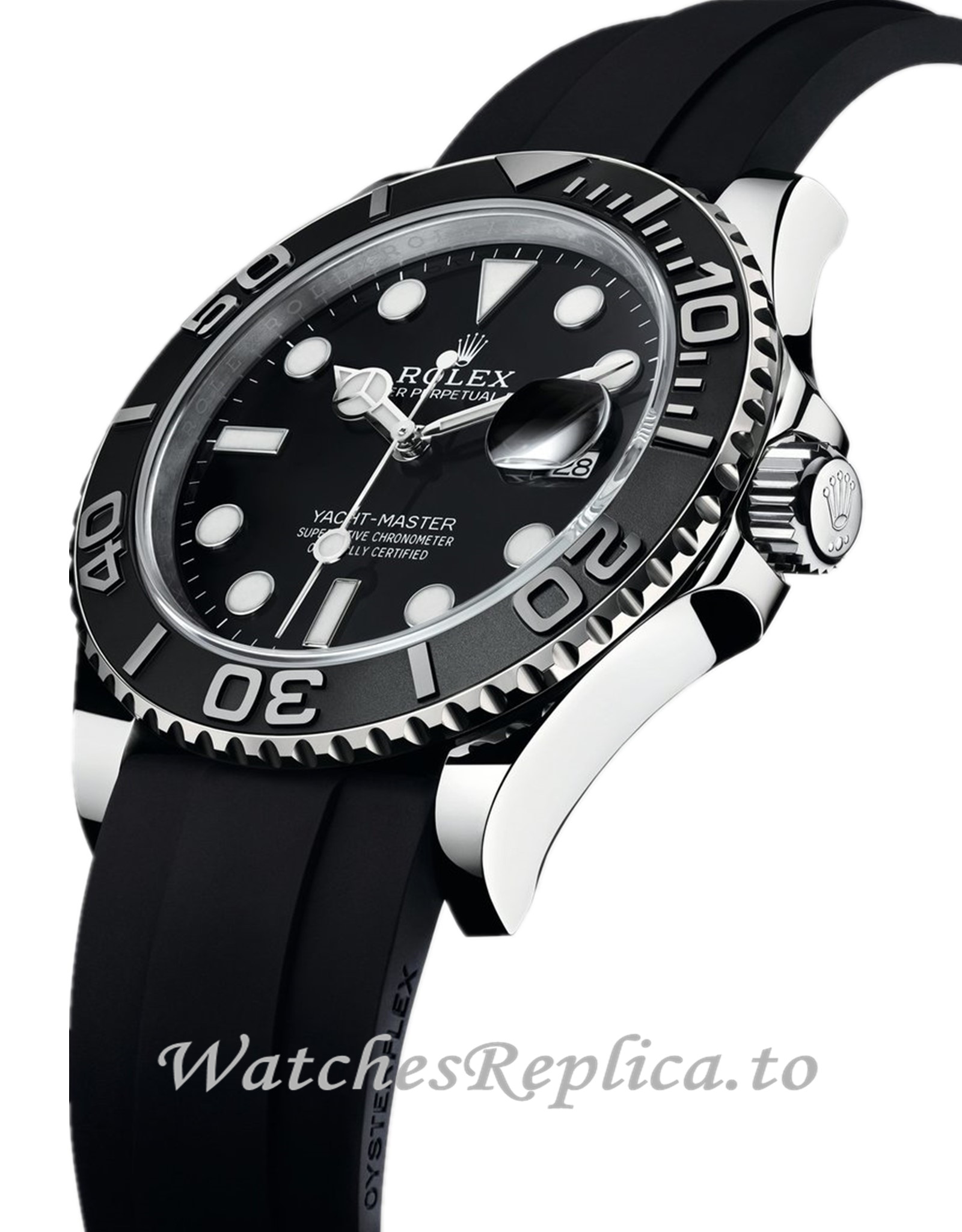 Rolex Yacht Master Black Dial m226659 - WatchesReplica.is