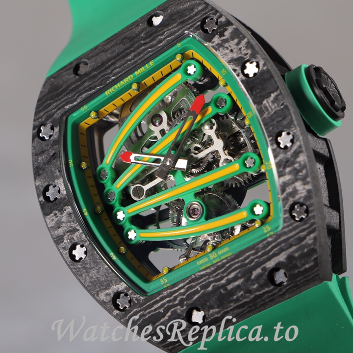 Richard Mille Replica RM59-01 Rubber strap 51MM - WatchesReplica.is