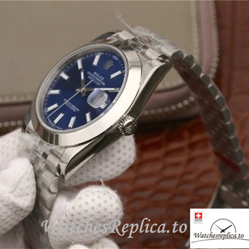 Swiss Rolex Datejust Replica 126300-0002 Stainless steel strap 41MM - WatchesReplica.is