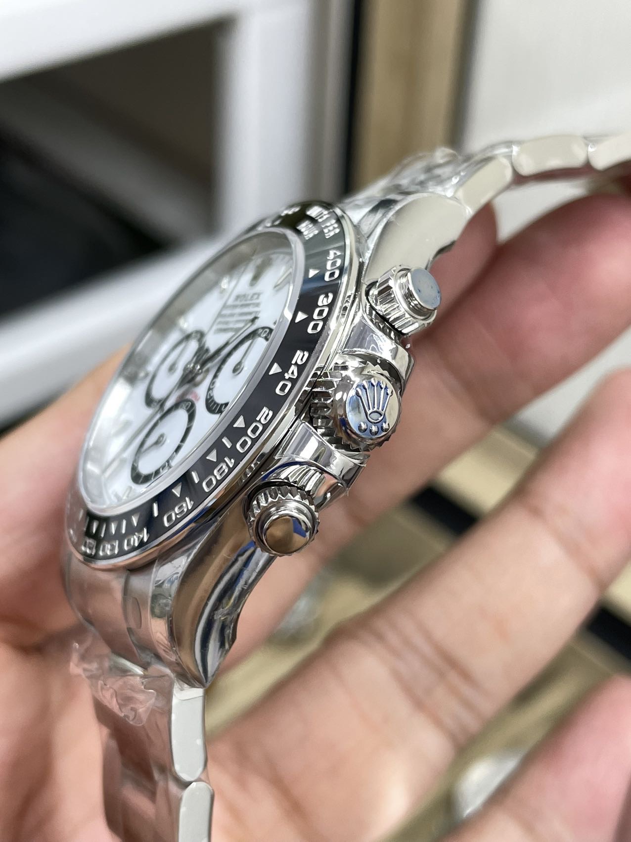 Rolex Cosmograph Daytona Replica 116500LN-0001 White Dial Men's Watch 40mm - WatchesReplica.is
