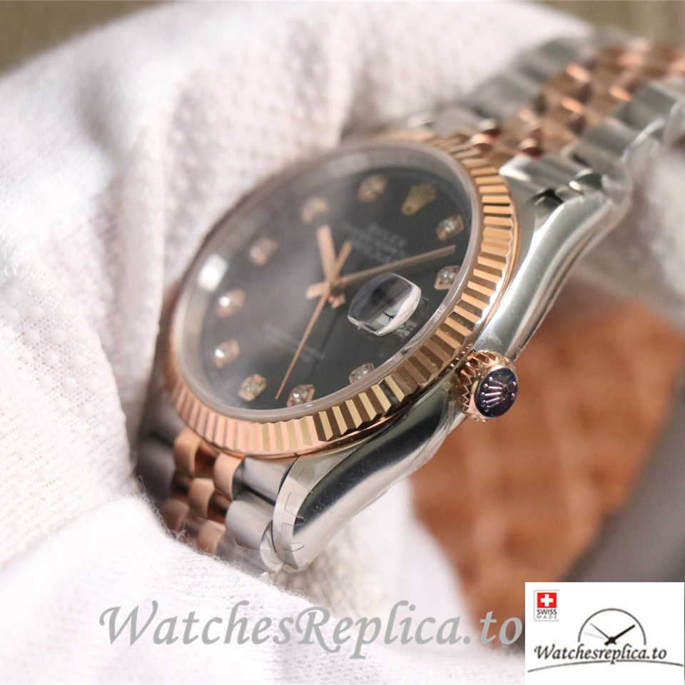 Swiss Rolex Datejust Replica 126233 Stainless steel strap 36MM - WatchesReplica.is