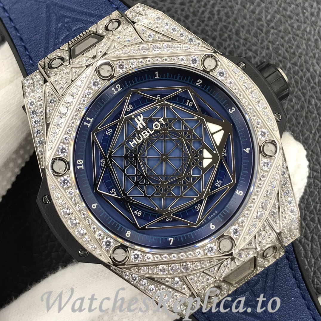 Hublot Replica Big Bang Series Tattoo Rubber strap 45MM - WatchesReplica.is