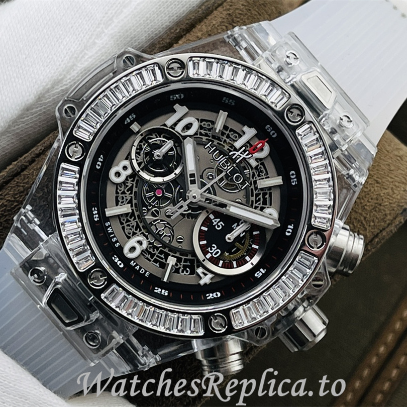 Hublot Replica 411.JX.4802.RT Rubber strap 45MM - WatchesReplica.is