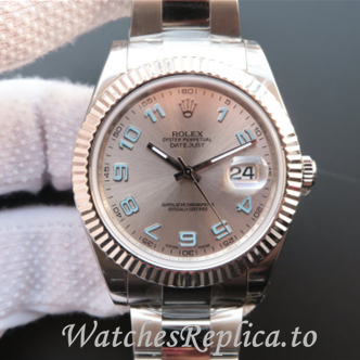 Swiss Rolex Datejust Replica 116334 Stainless steel strap 41MM - WatchesReplica.is