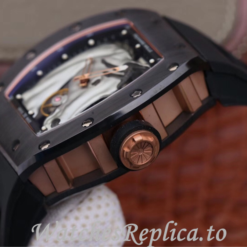 Richard Mille Replica RM52-02 Rubber strap 50MM - WatchesReplica.is