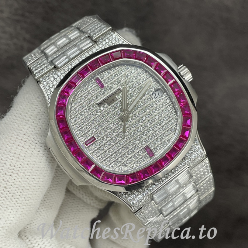 Patek Philippe Replica Nautilus Stainless steel strap 40.5MM - WatchesReplica.is