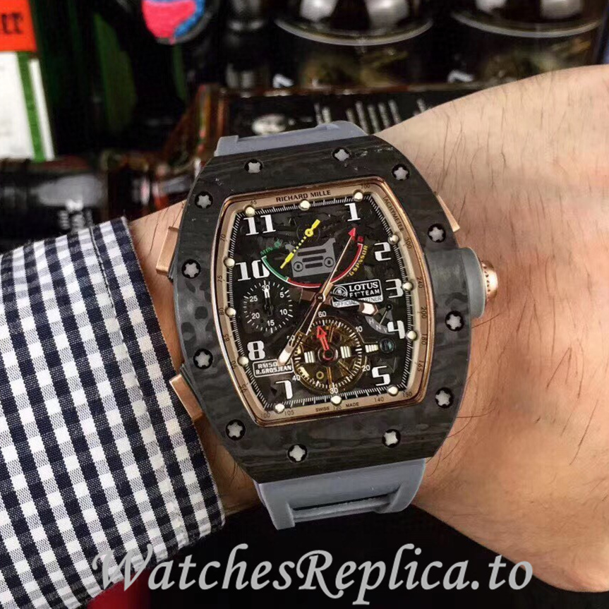 Richard Mille Replica RM12-01 Rubber strap 50MM - WatchesReplica.is