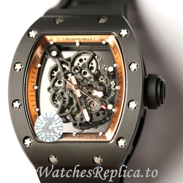 Richard Mille Replica RM055 Rubber strap 50MM - WatchesReplica.is