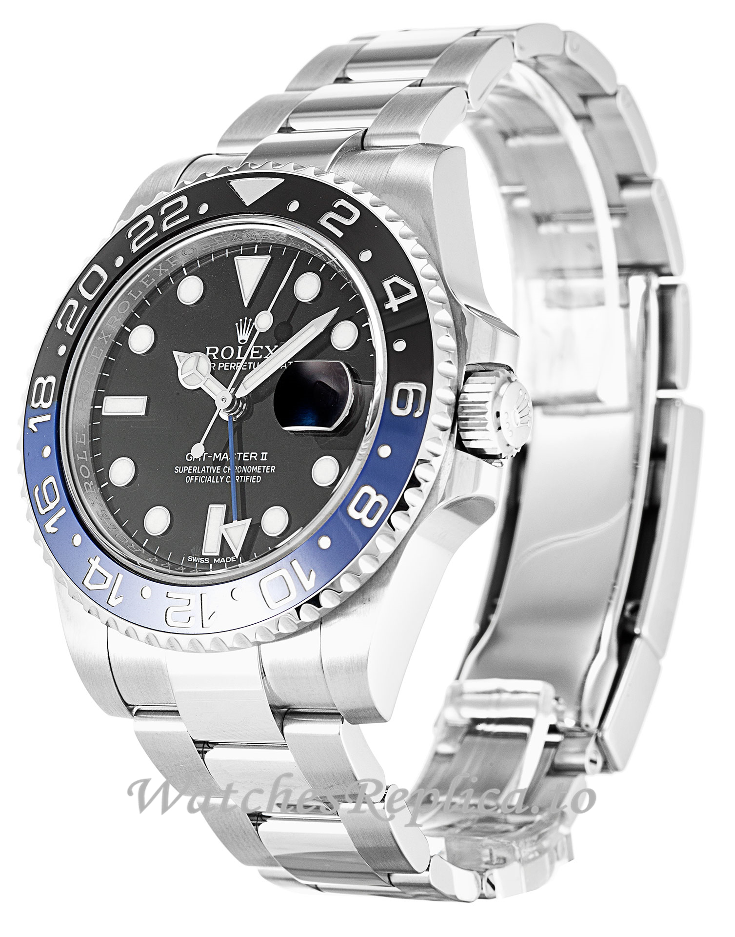 Rolex GMT Master II Black Dial 116710 BLNR - WatchesReplica.is