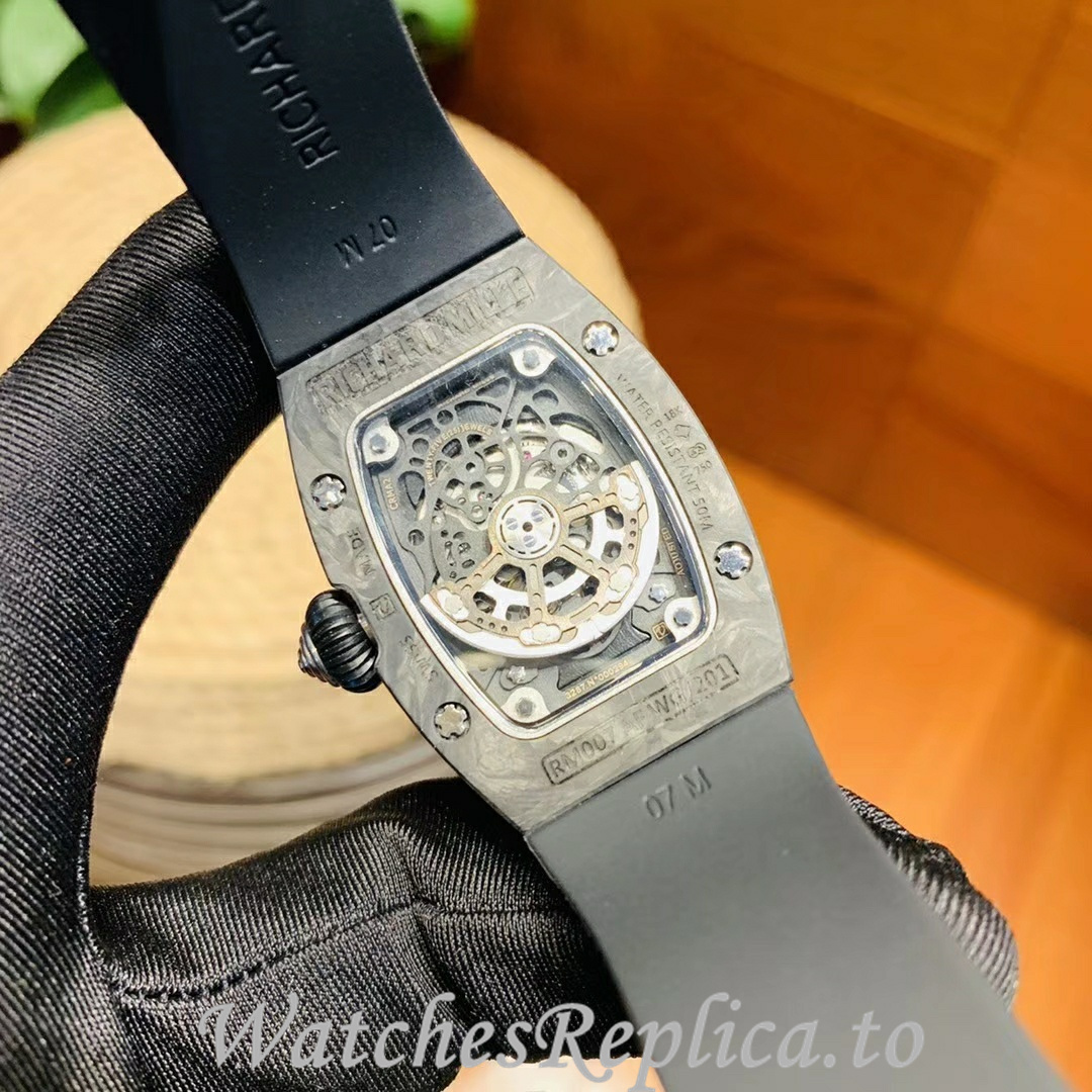 Richard Mille Replica RM007 Rubber strap 45MM - WatchesReplica.is