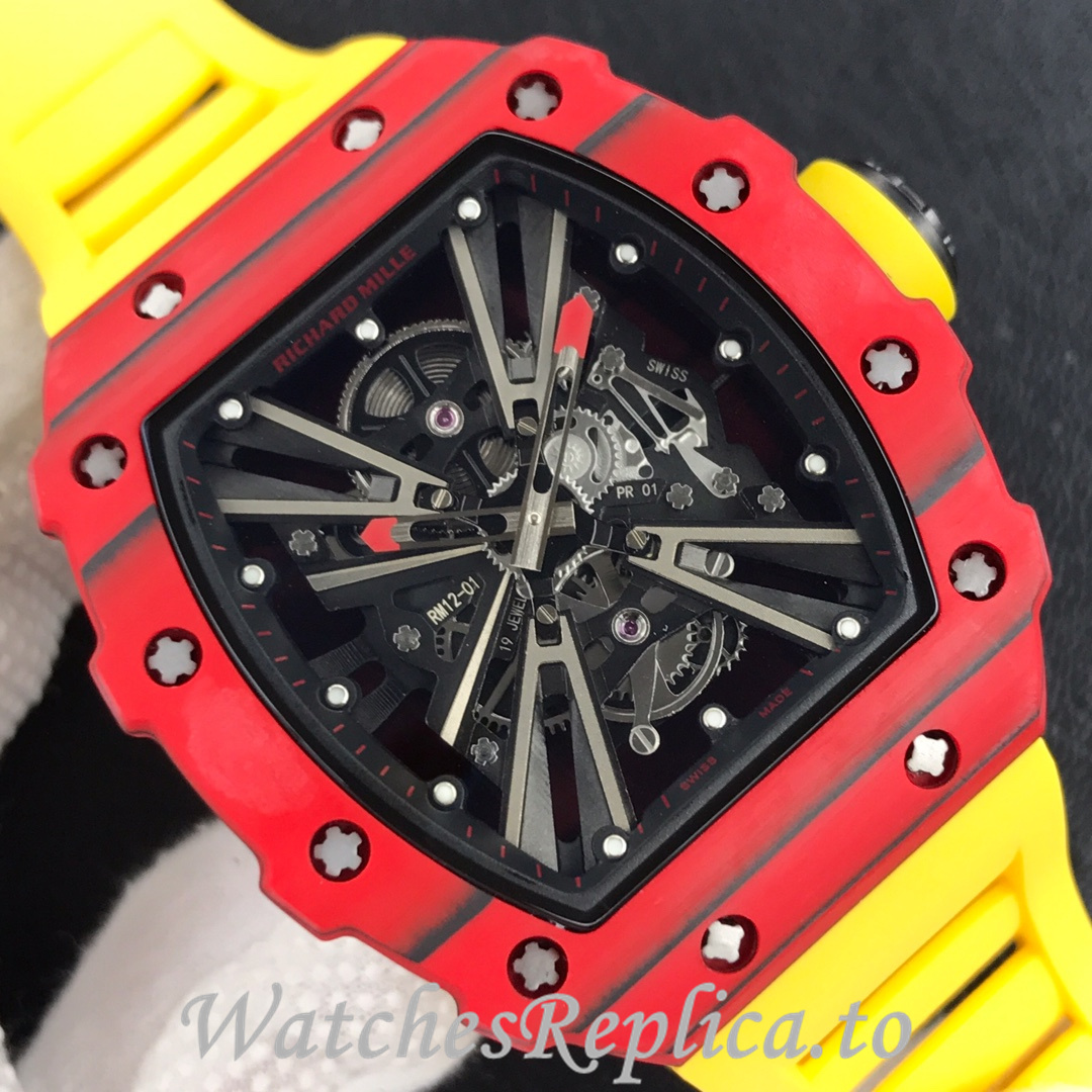 Richard Mille Replica RM12-01 Rubber strap 50MM - WatchesReplica.is