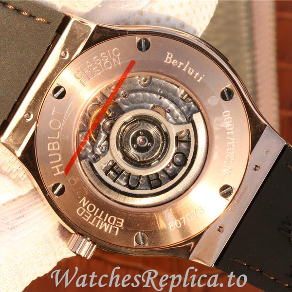 Hublot Replica 511.OX Leather strap 45MM - WatchesReplica.is