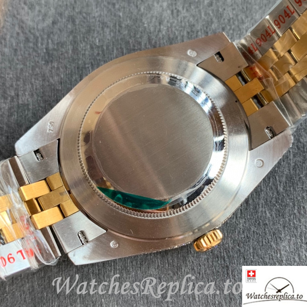 Swiss Rolex Datejust Replica Stainless steel strap 41MM - WatchesReplica.is