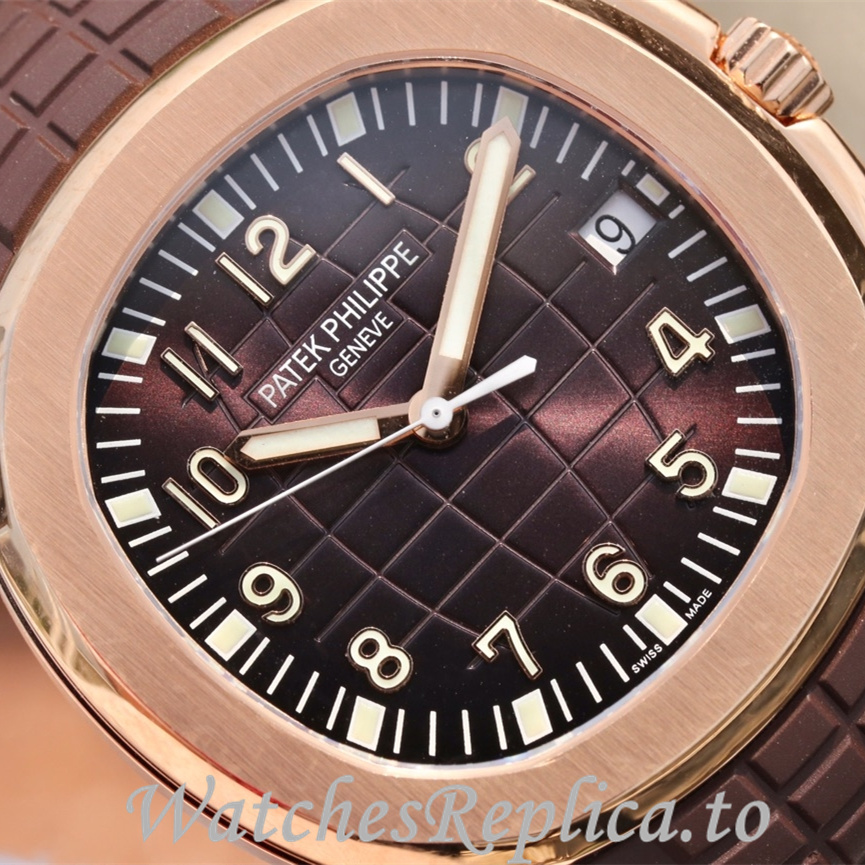 Patek Philippe Replica Aquanaut Rubber strap 40MM - WatchesReplica.is