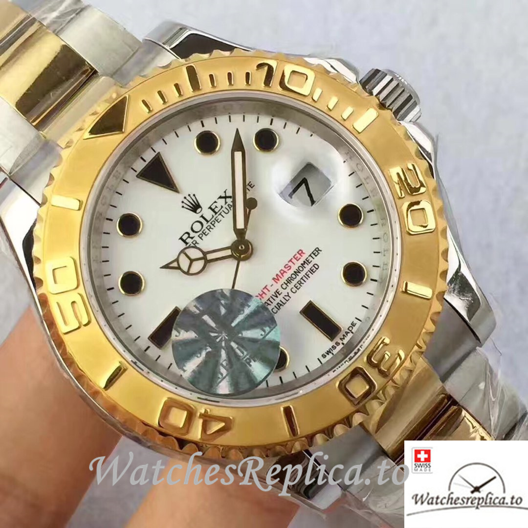 Swiss Rolex Yacht-Master Replica 116623 Stainless steel strap 40MM - WatchesReplica.is