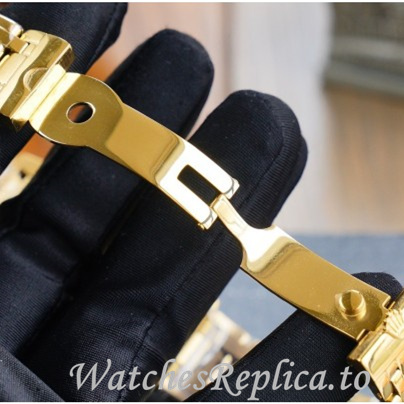 Swiss Rolex Day Date Replica 218238 Yellow Gold strap 40MM - WatchesReplica.is