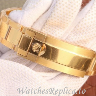 Swiss Rolex Submariner Replica 126618LN Yellow Gold strap 40MM - WatchesReplica.is