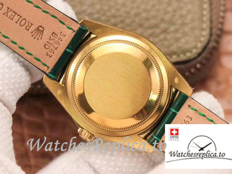 Swiss Rolex Day-Date Replica 118118 Number Markers 36MM - WatchesReplica.is