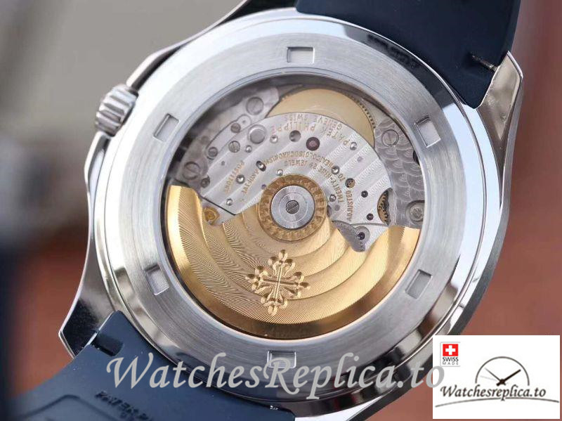 Swiss Patek Philippe Aquanaut Replica 5168G-001 Blue Strap 40MM - WatchesReplica.is