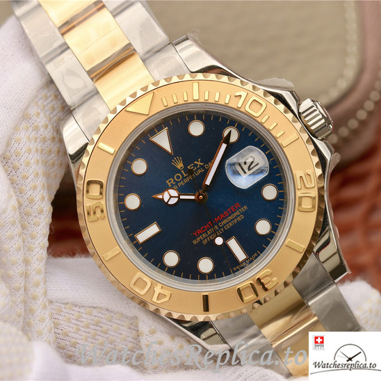 Swiss Rolex Yacht Master 168623 Stainless steel strap 40MM - WatchesReplica.is