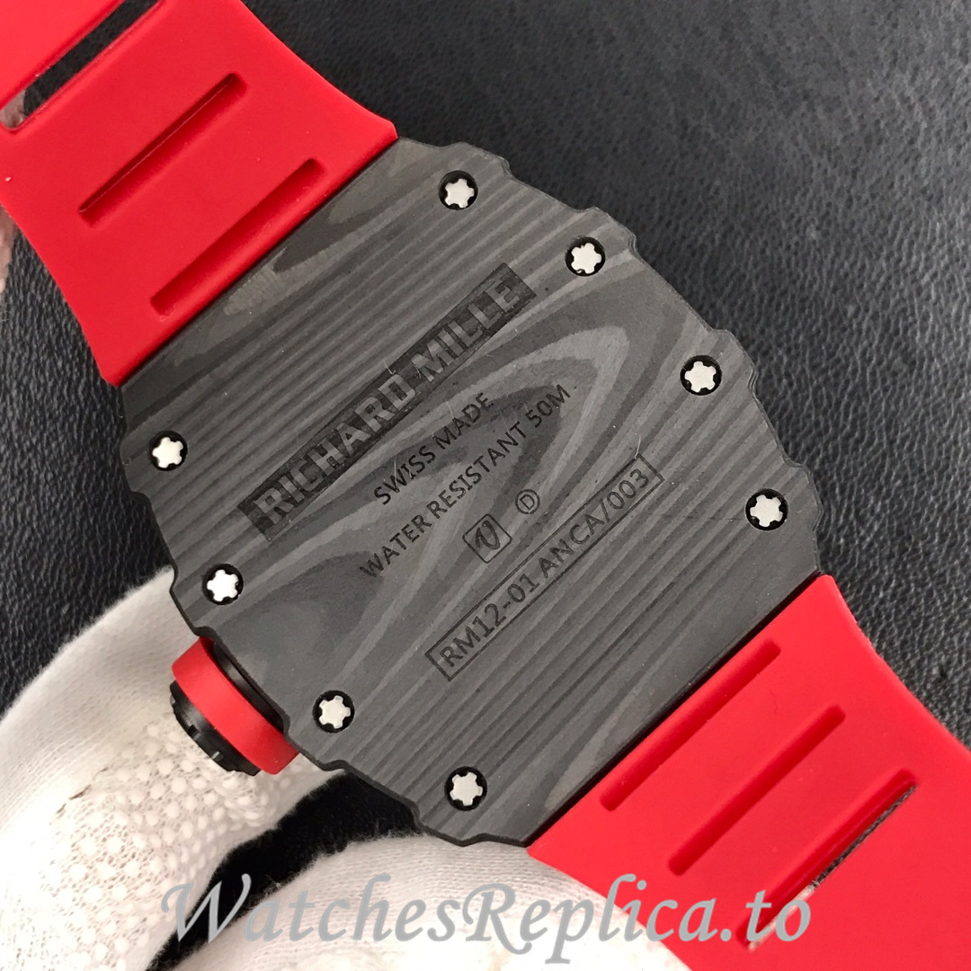 Richard Mille Replica RM12-01 Rubber strap 50MM - WatchesReplica.is