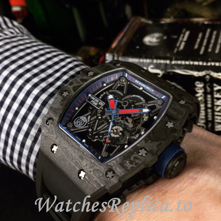 Richard Mille Replica RM35-02 Rubber strap 50MM - WatchesReplica.is