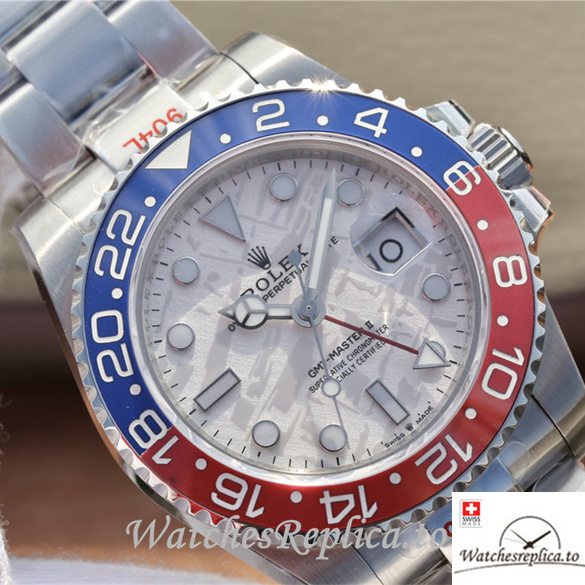 Swiss Rolex GMT-Master Replica 1126719blro-0002 Stainless steel strap 40MM - WatchesReplica.is