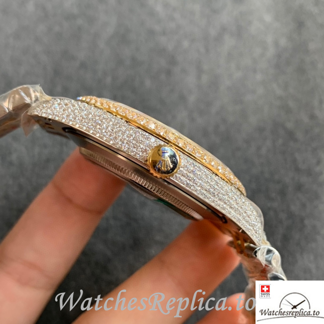 Swiss Rolex Datejust Replica Stainless steel strap 41MM - WatchesReplica.is