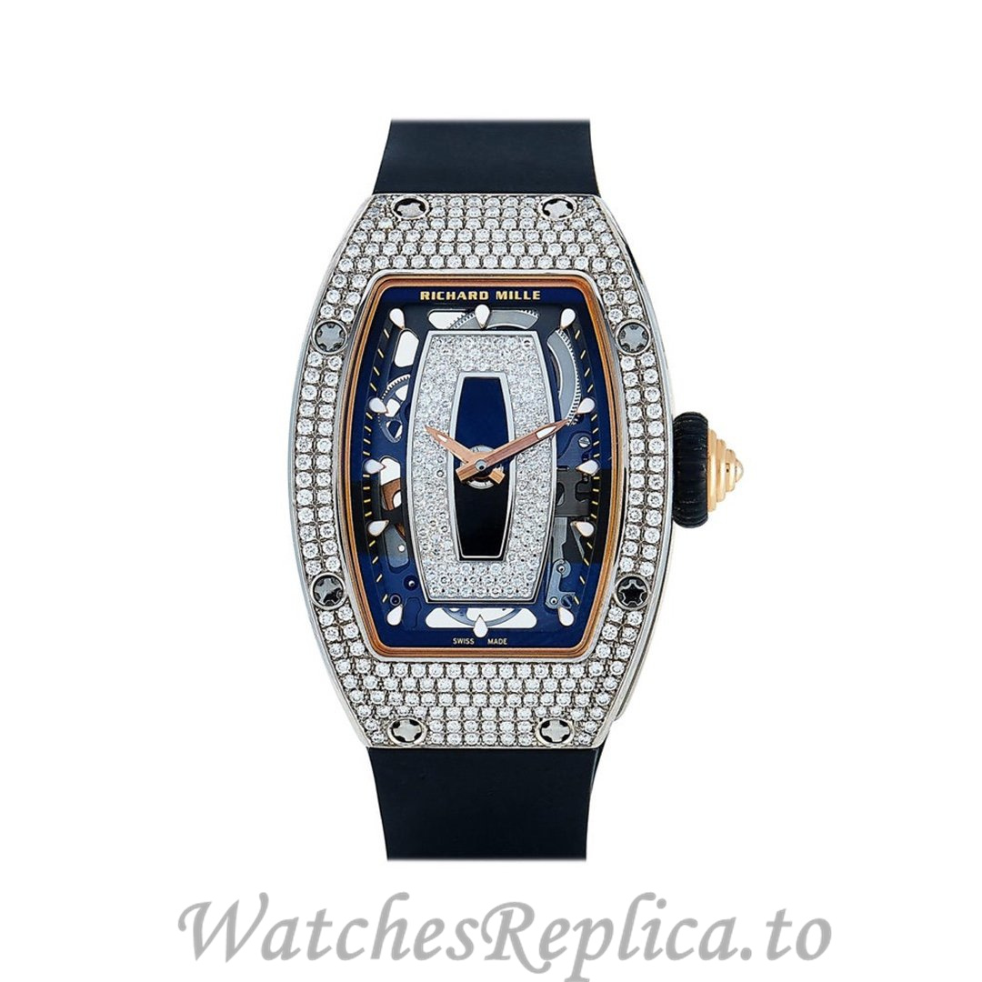 Richard Mille Replica RM007 Rubber strap 45MM - WatchesReplica.is