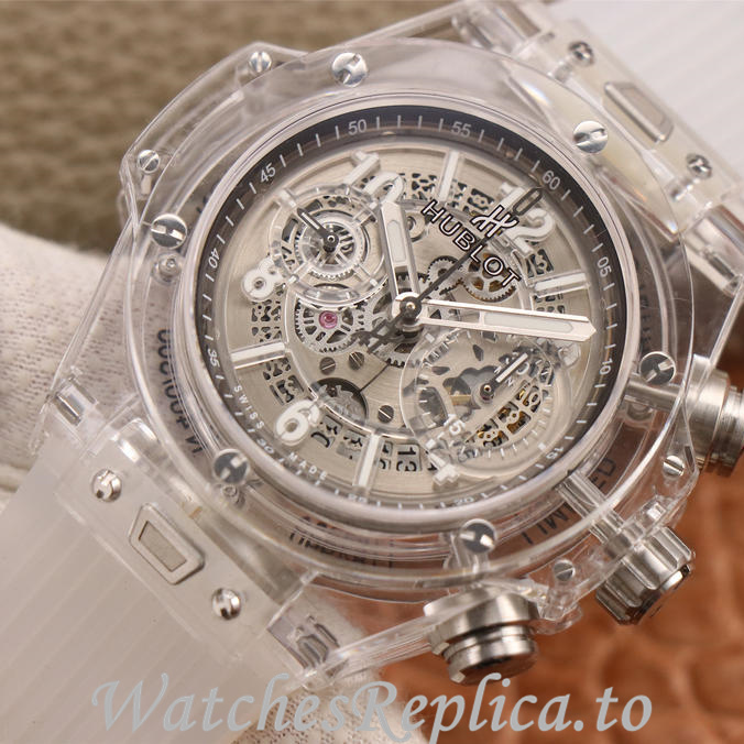 Hublot Replica 411.JX.4802.RT Rubber strap 44MM - WatchesReplica.is