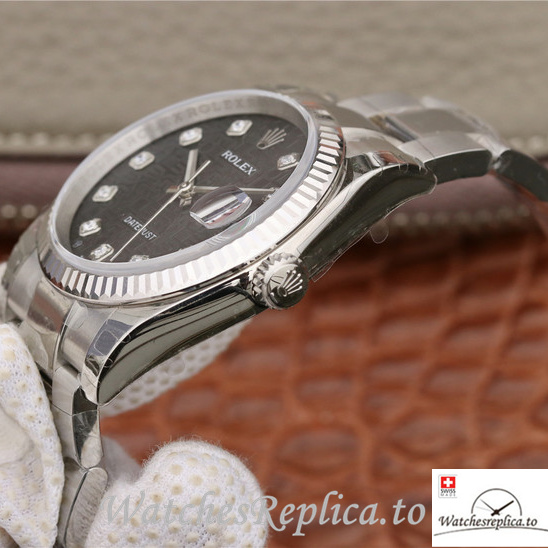 Swiss Rolex Datejust 116234-0122 Stainless steel strap 36MM - WatchesReplica.is
