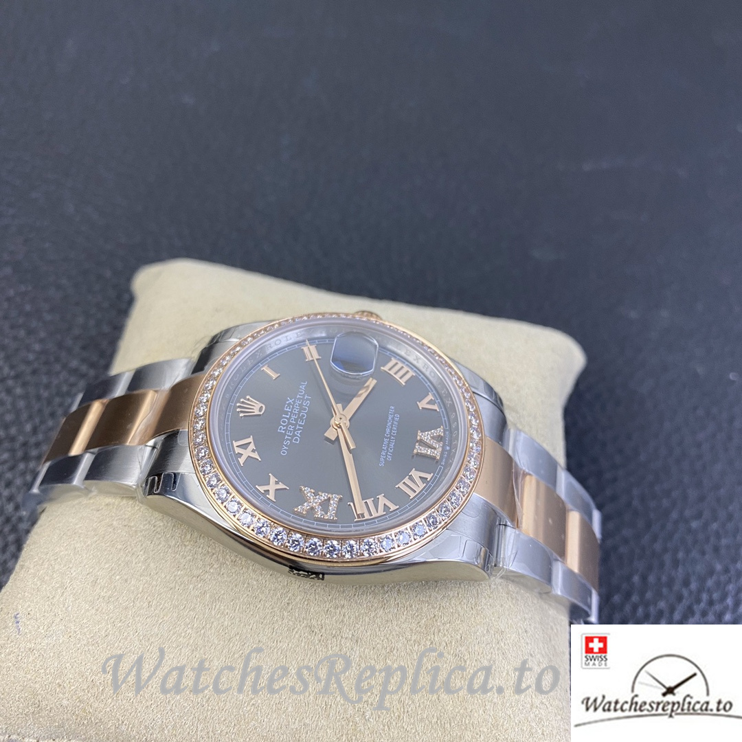 Swiss Rolex Datejust Replica 126233 Stainless steel strap 36MM - WatchesReplica.is