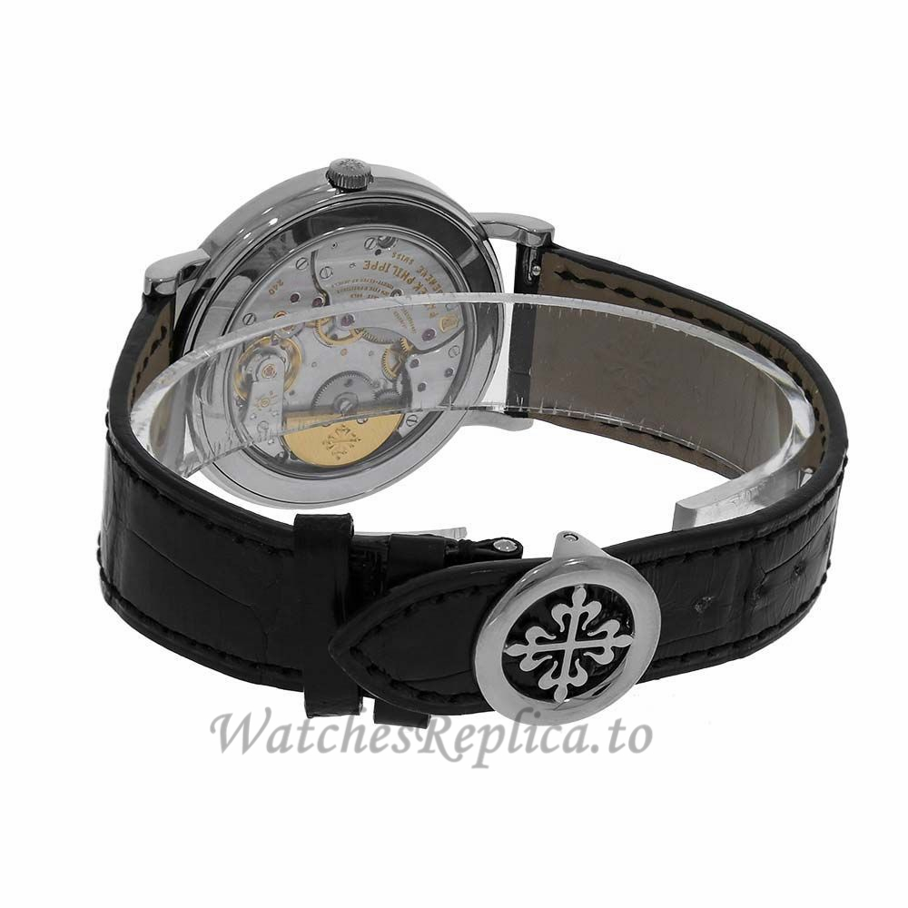 Patek Philippe Replica Grand Complications White Gold Perpetual Calendar Watch 5139G010 - WatchesReplica.is