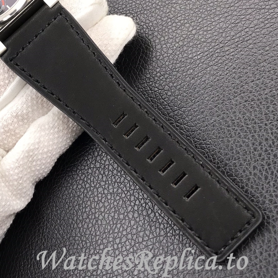 Bell Ross Replica BR 03 BR0392-CAMO-CE/SRB Leather strap 42MM - WatchesReplica.is