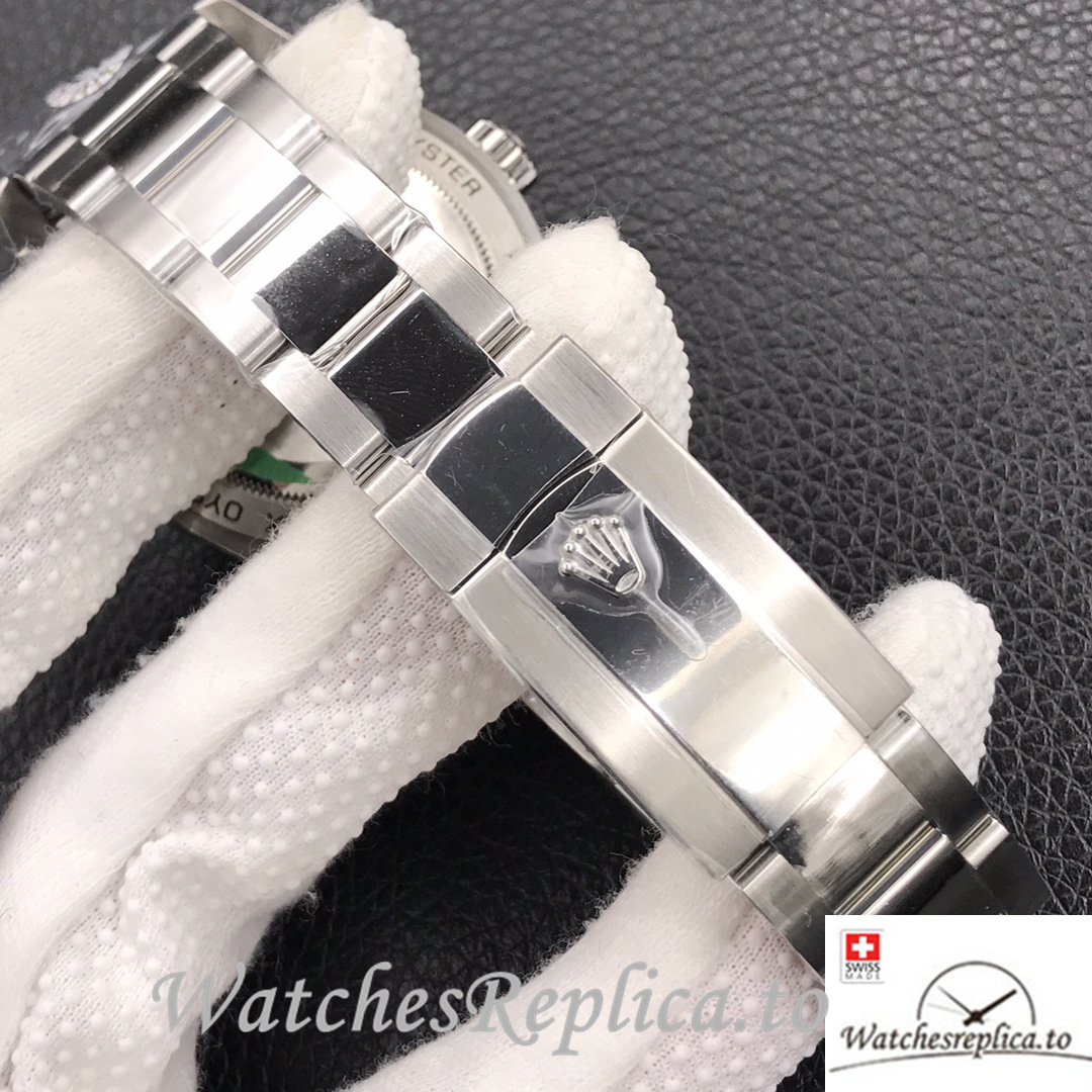 Swiss Rolex Milgauss Replica Stainless steel strap 40MM Black Dial - WatchesReplica.is