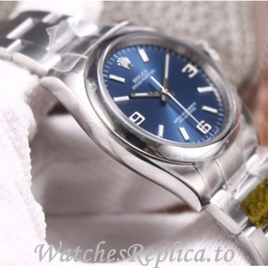 Swiss Rolex Oyster Perpetual Replica 116000 Stainless steel strap 36MM - WatchesReplica.is