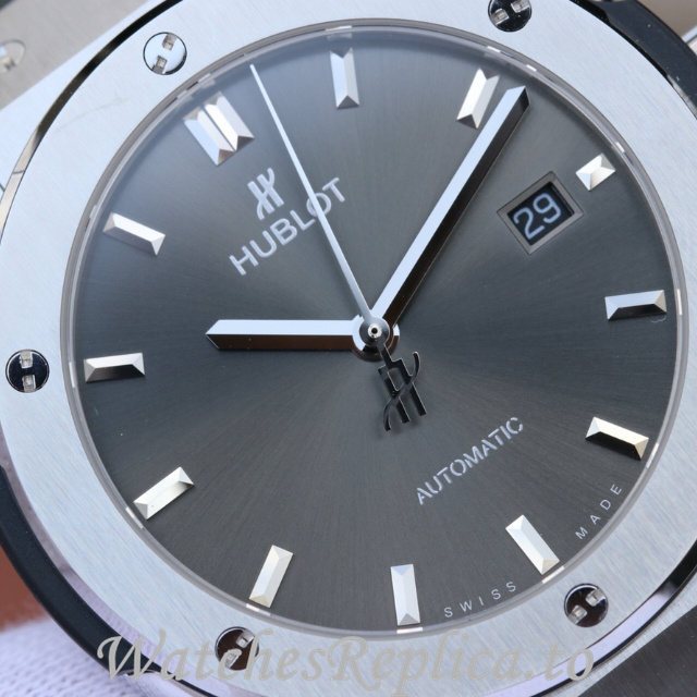 Hublot Replica 511.NX.1170.LR Leather strap 45MM - WatchesReplica.is