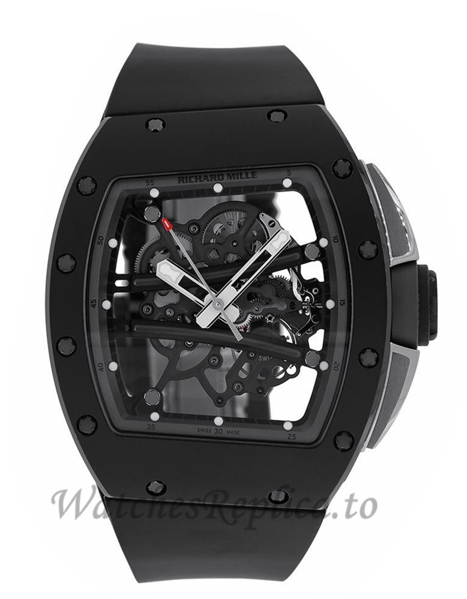 Richard Mille Replica RM61-01 Yohan Blake All Grey Edition TZP Ceramic 50MM Watch RM61-01 78997 - WatchesReplica.is