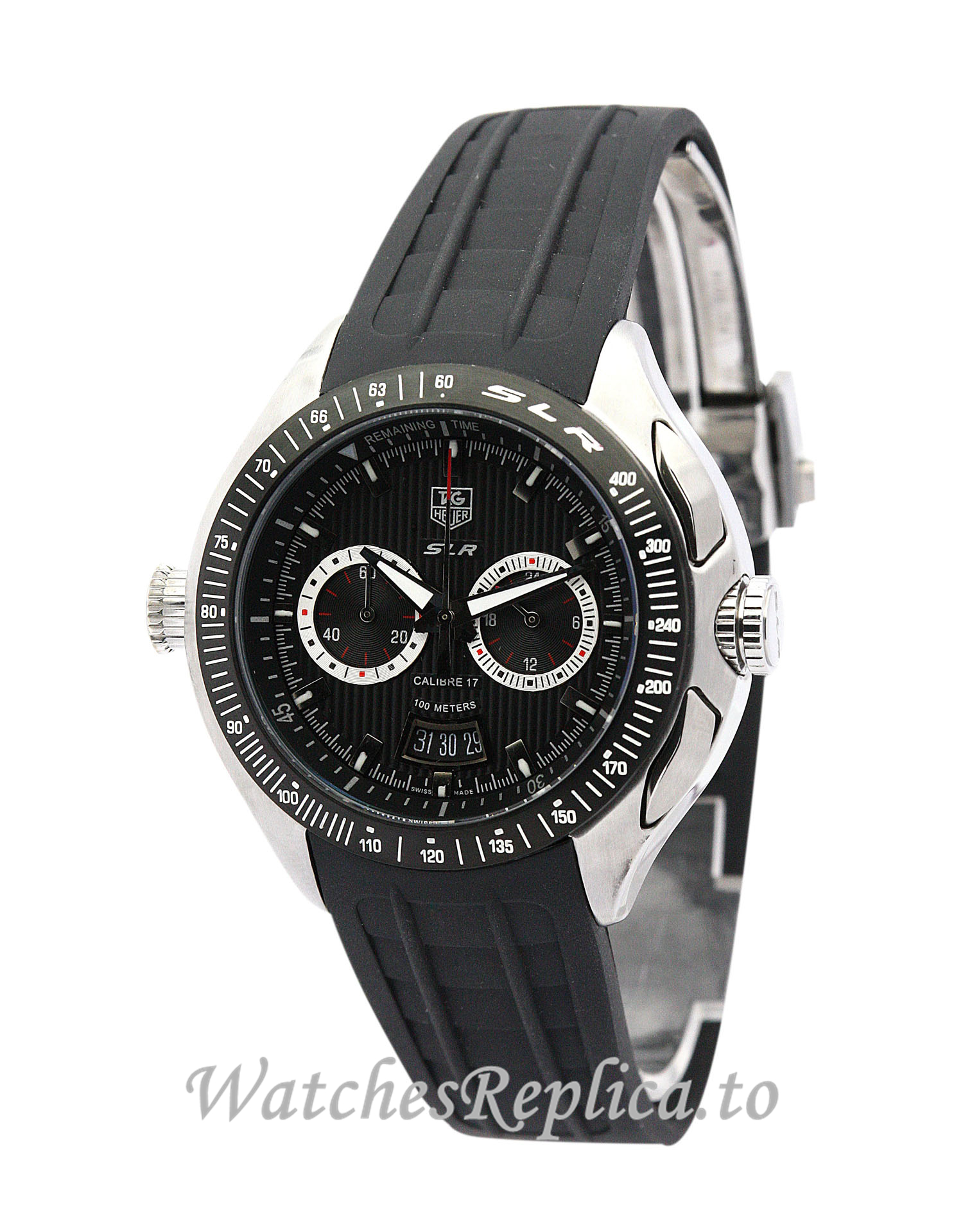 Tag Heuer SLR Black Dial CAG2010.BA0254 47 MM - WatchesReplica.is