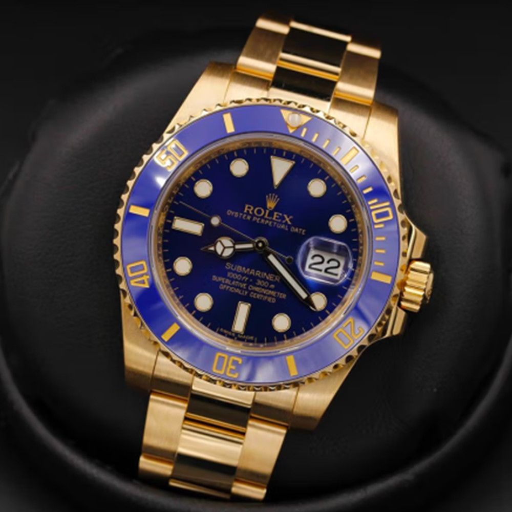 Rolex Replica Submariner 16808 Blue Dial - WatchesReplica.is