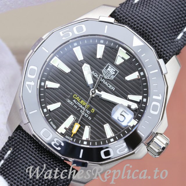 Tag Heuer Replica Aquaracer WAY211A.FC6362 Canvas strap 41MM - WatchesReplica.is
