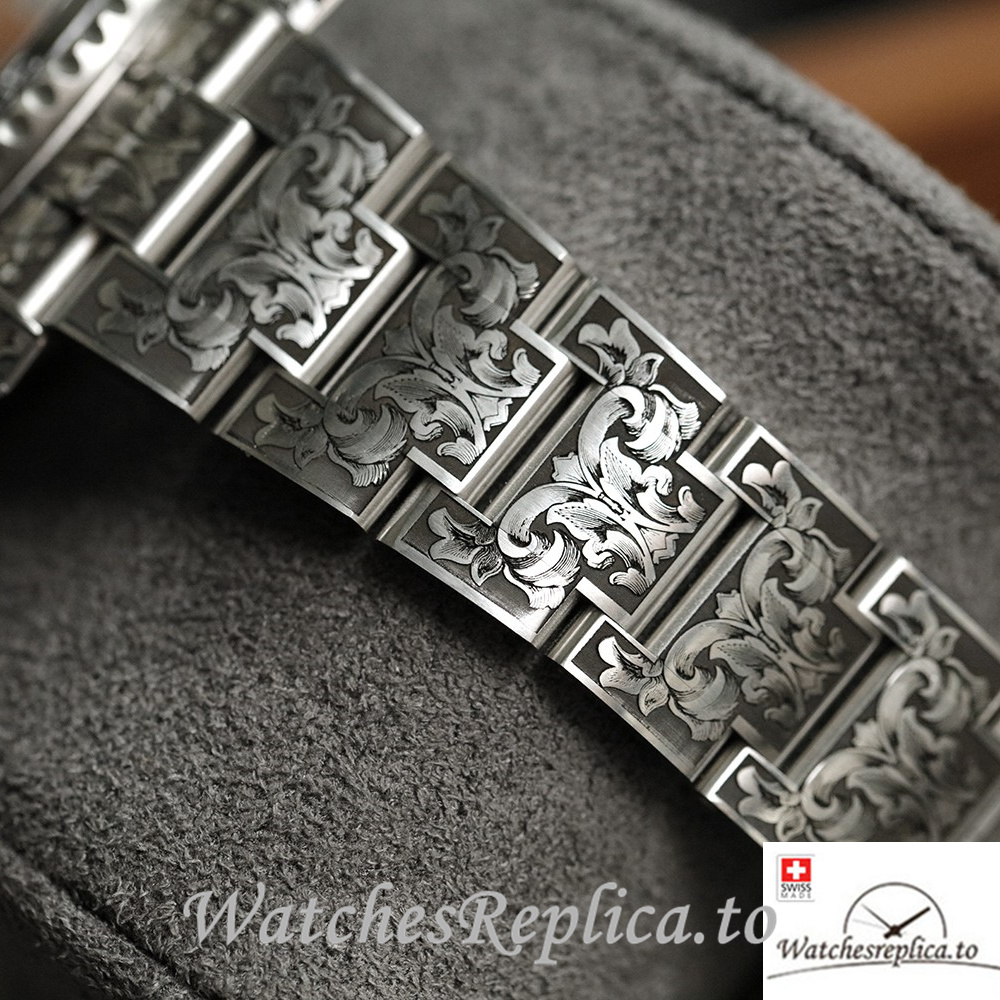 Swiss Rolex Submariner Replica Stainless steel strap 40MM Black Case - WatchesReplica.is