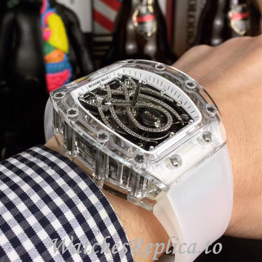 Richard Mille Replica RM052 Rubber strap 50MM - WatchesReplica.is