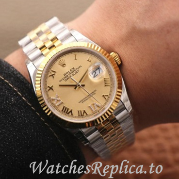 Swiss Rolex Datejust Replica 126233 Stainless steel strap 36MM - WatchesReplica.is