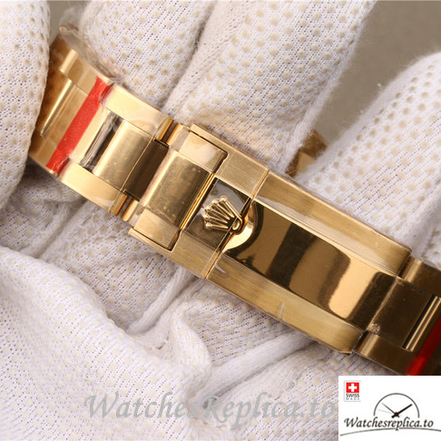 Swiss Rolex Daytona 116508 Yellow Gold strap 40MM - WatchesReplica.is