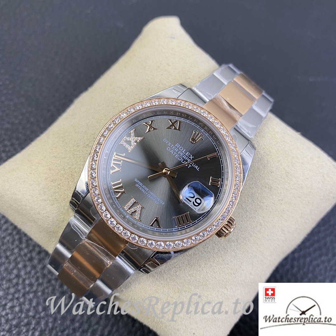 Swiss Rolex Datejust Replica 126233 Stainless steel strap 36MM - WatchesReplica.is
