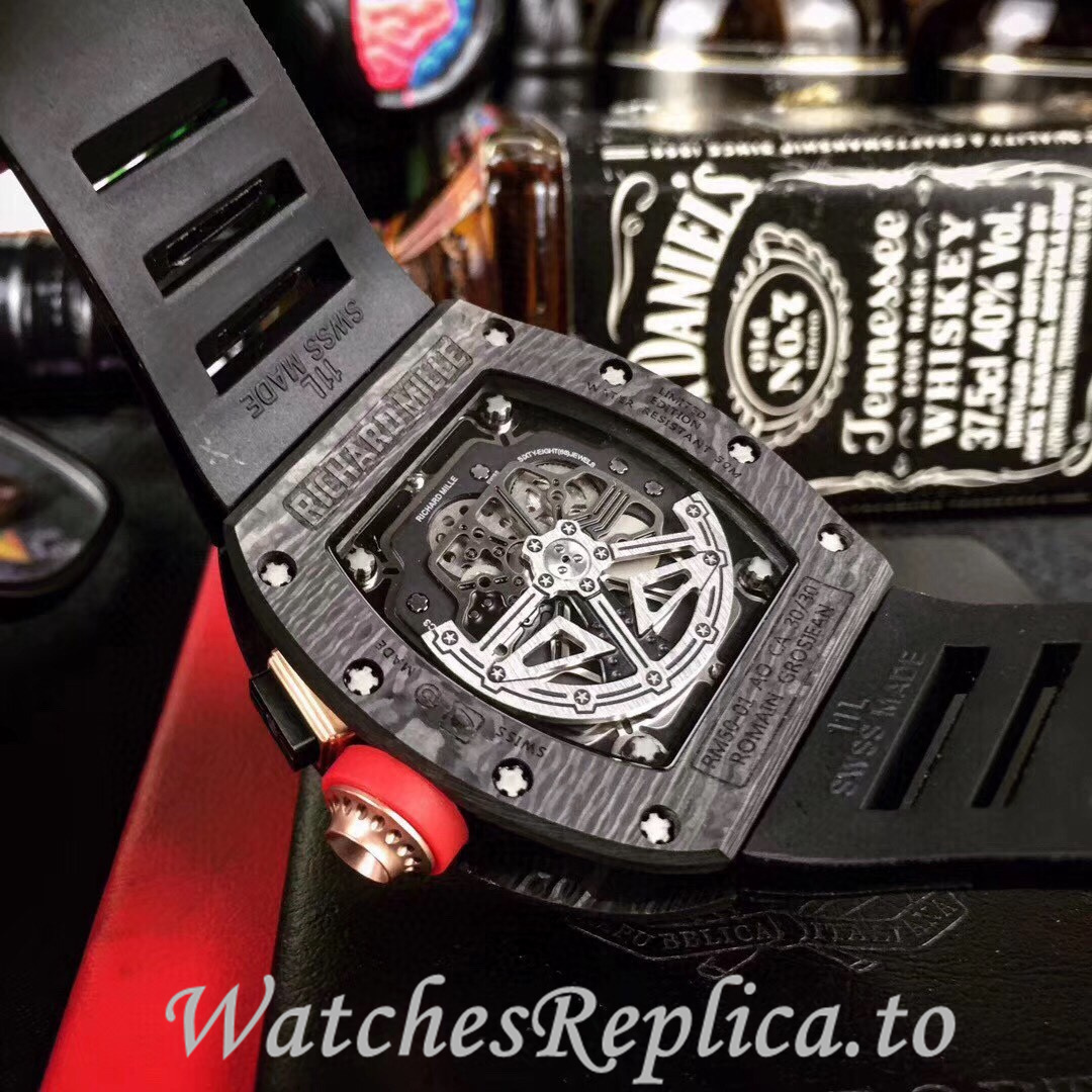 Richard Mille Replica RM12-01 Rubber strap 50MM - WatchesReplica.is