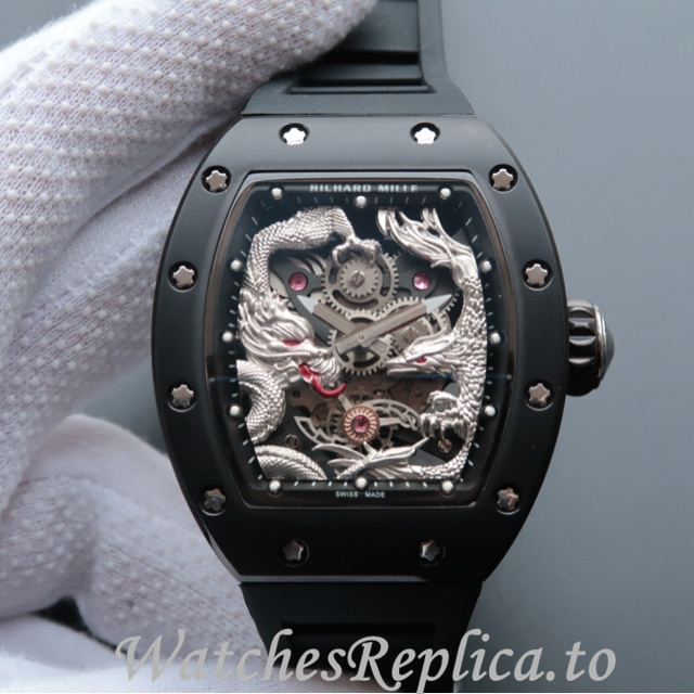 Richard Mille Replica RM57-01 Rubber strap 50MM - WatchesReplica.is
