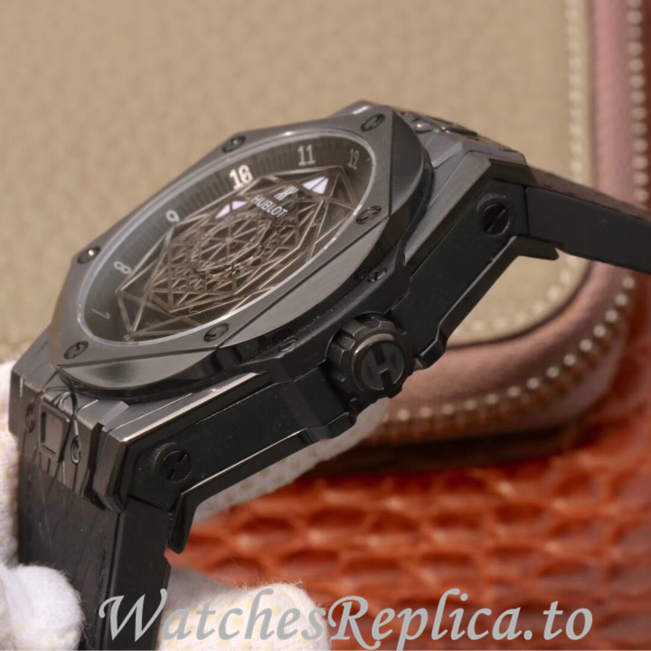 Hublot Replica 415.NX.1112.VR.MXM16 Rubber strap 45MM - WatchesReplica.is