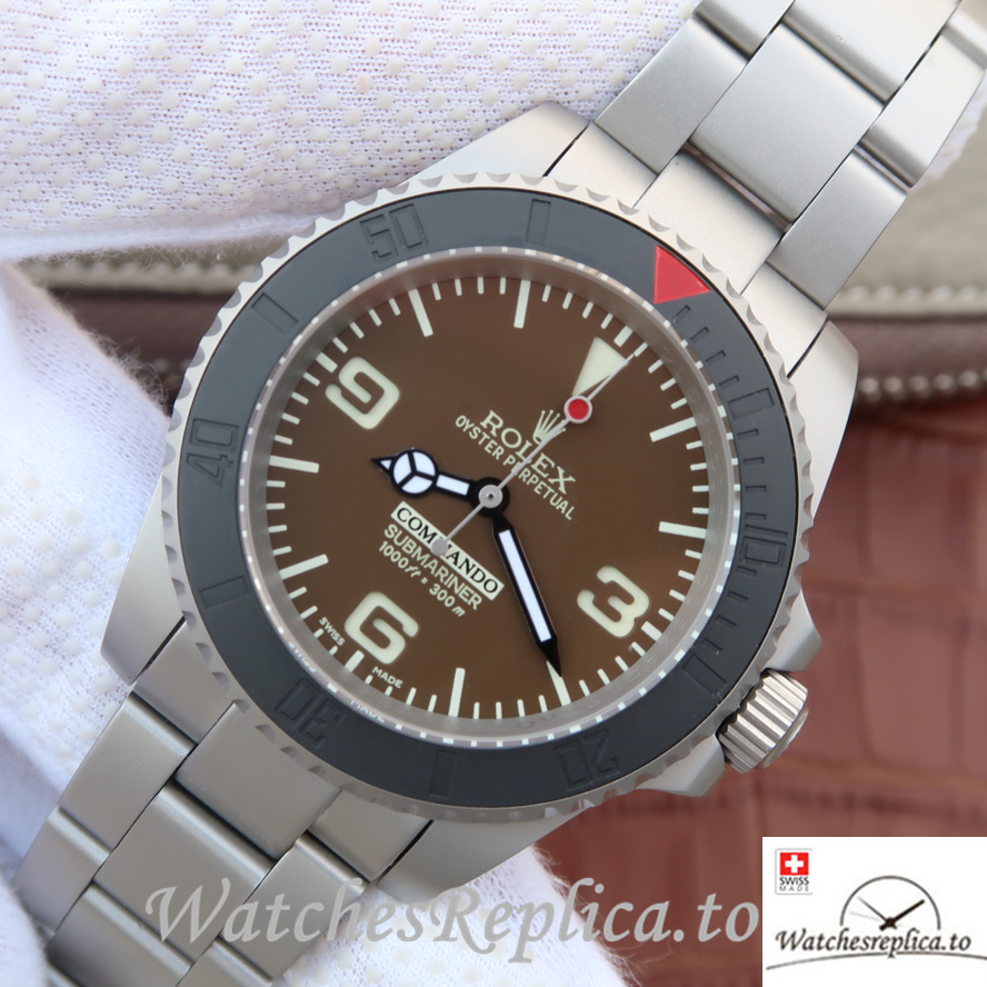 Swiss Rolex Submariner Replica Stainless steel strap 40MM - WatchesReplica.is